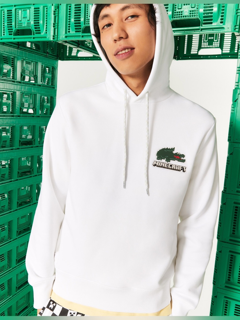 NWT Lacoste Minecraft Edition Cotton Hoodie